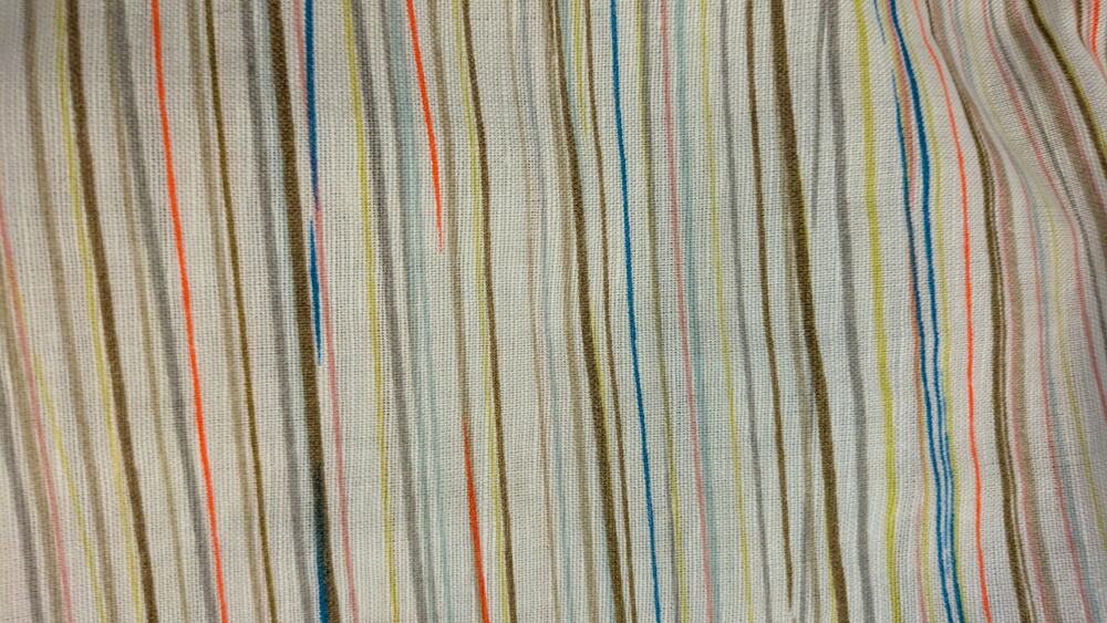 Ikea Striped Curtains Rosenkvitten 2 Panels, Colorful, Rod, 56x98, Artsy, Modern